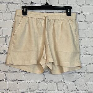 J.Crew Factory Linen-blend Drawstring Short